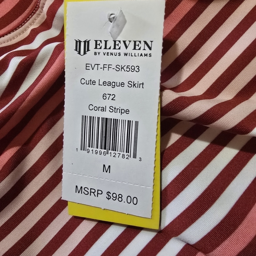 Eleven by Venus Williams Red Striped Skirt - Picture 4 of 4